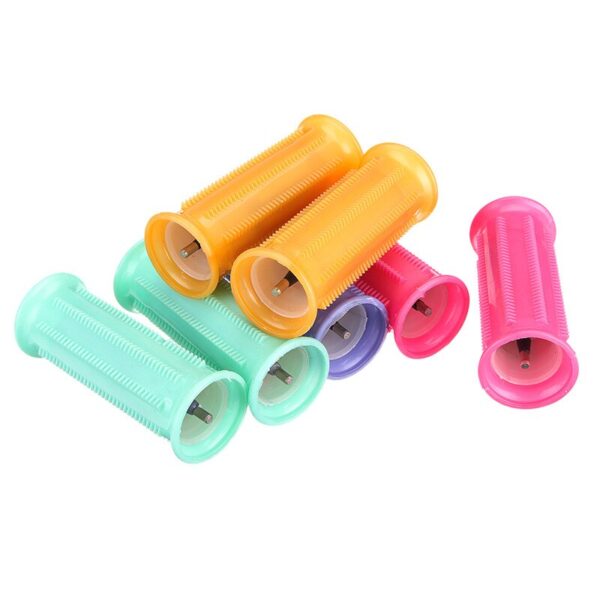 1 Set 23/27mm Electric Heating Pear Ceramic Hot Magic Hair Curlers Rollers Set Dry&Wet Hair Bendy Sticks Tube Hairstyling Tool - Image 5