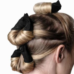 6Pcs Heatless Curling Rod Headband No Heat Silk Curls Hair Rollers Sleeping Lazy Soft Hair Curlers Foam Rod Hair Styling Tools