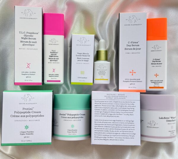 DRUNK ELEPHANT FACE SKIN CARE Skin Care Peptide Essence 9 Peptide Firming Anti-wrinkle Anti-aging Moisturizing Set - Image 2