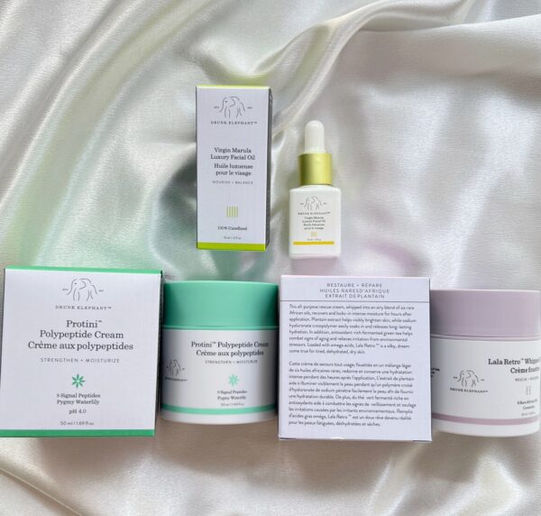 DRUNK ELEPHANT FACE SKIN CARE Skin Care Peptide Essence 9 Peptide Firming Anti-wrinkle Anti-aging Moisturizing Set - Image 6