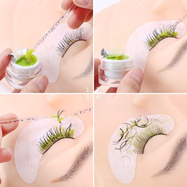 Eyelash Extension Set With Box Lashes Micro Brush Tape Glue Ring Eye Pad Disposable Mascara Applicator Eyelashes Tool - Image 4