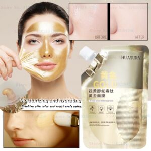 Retinol Snake Venom Peptide Gold Mask Moisturizing Skin Care Clear Moisturizing Anti-aging Oil Control Mask Skincare