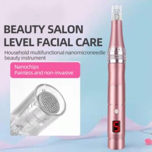 Wireless Electric Nano Microneedle Promoting Osmosis Instrument Household Mesoderm Acne and Freckle Removal Instrument